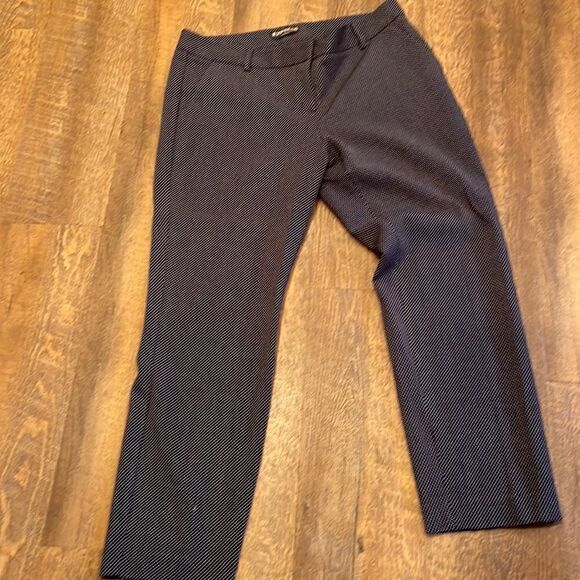 Express Pants - Express navy Swiss dot dress pants